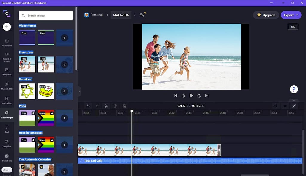 clipchamp programmi x fare video
