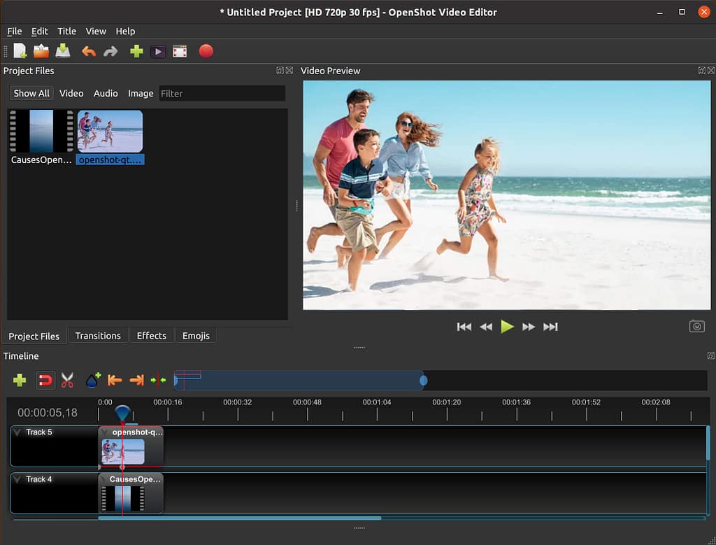 openshot programmi creazione video